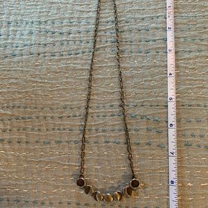 Sterling silver moon phase necklace